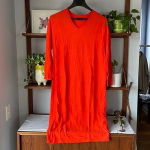 Oyuna Mongolian Cashmere V-Neck Dress